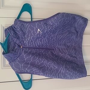 Gymshark Womens Blue Sleeveless Crop Top